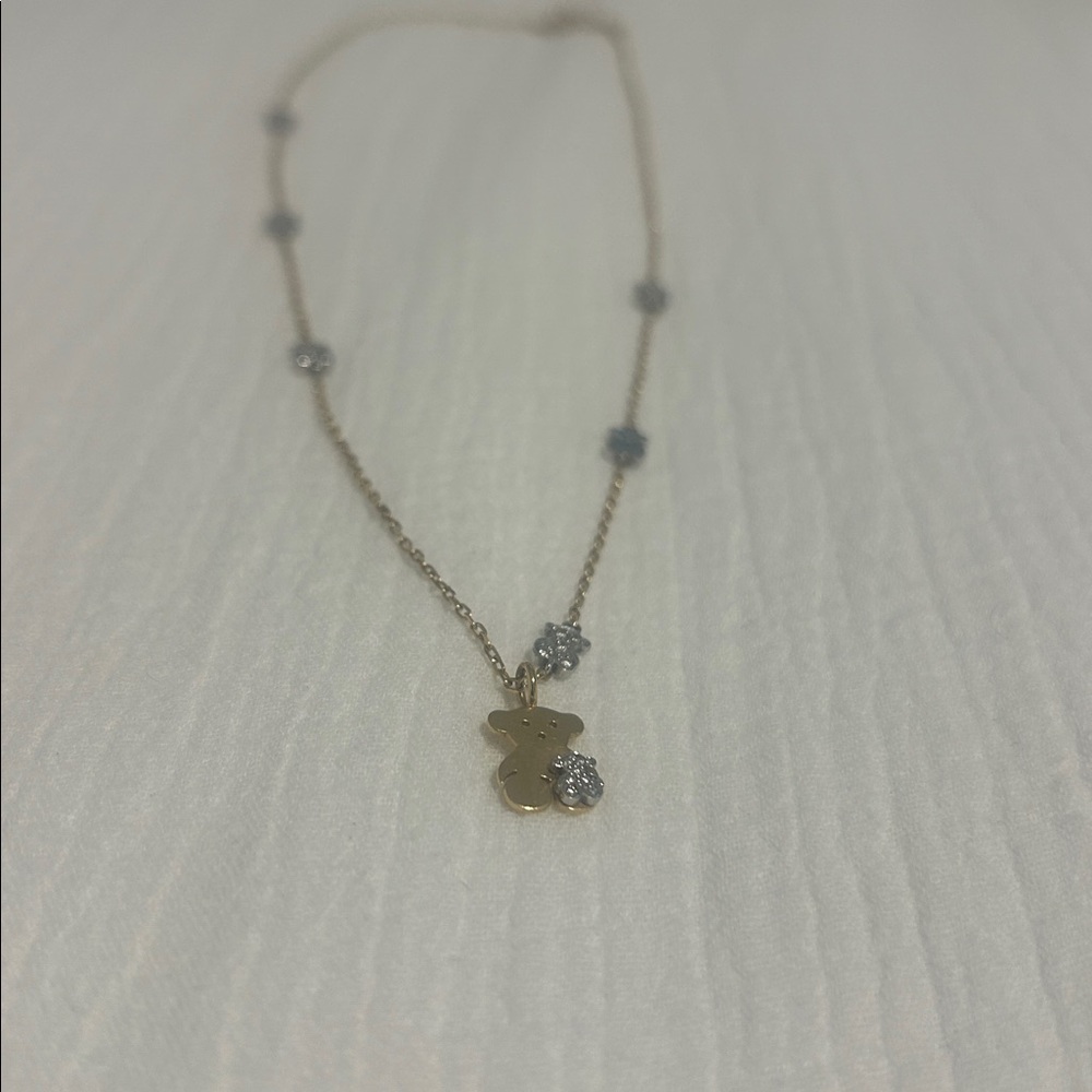 Silver Bear Necklace